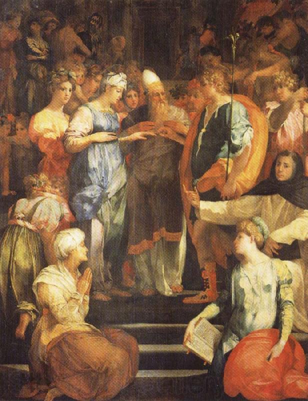 Rosso Fiorentino Marriage of the Virgin Mary